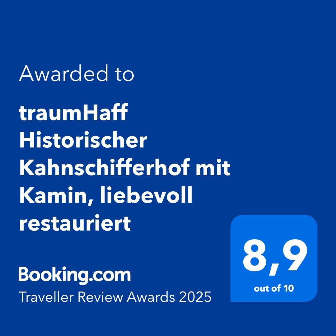 Traumhaff Historischer Kahnschifferhof Mit Kamin, Liebevoll Restauriert Vogelsang-Warsin Extérieur photo